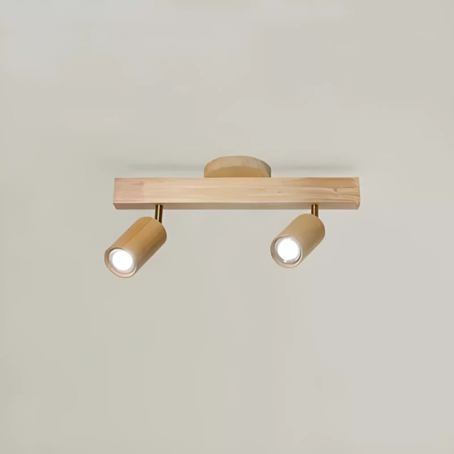 Plafonnier en bois nordique rotatif réglable en simple, duo, trio et quatuor - Luminenza - Bois