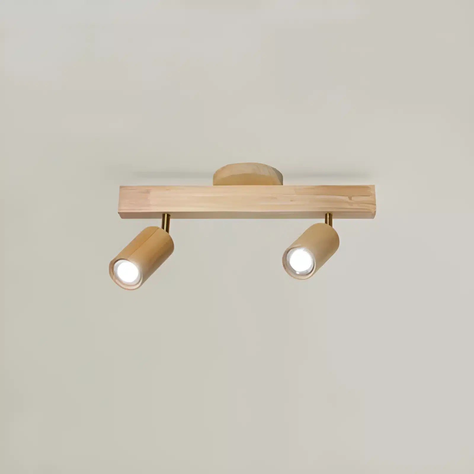 Plafonnier en bois nordique rotatif réglable en simple, duo, trio et quatuor - Luminenza - Bois