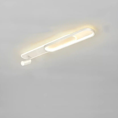 Plafonnier LED au Design Moderne 1 ampoule en plusieurs tailles pour Salon - Luminenza - Blanc
