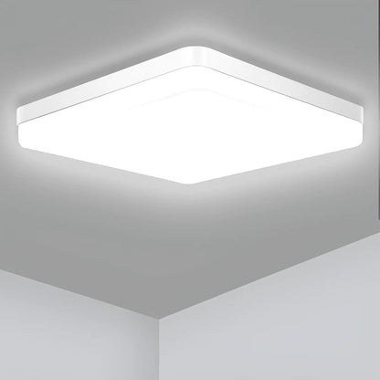 Plafonnier LED au Design Moderne, Éclairage d'Intérieur - Luminenza - Blanc