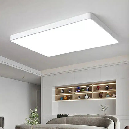Plafonnier LED Design Moderne carré et rectangulaire en différentes tailles - Luminenza - Blanc