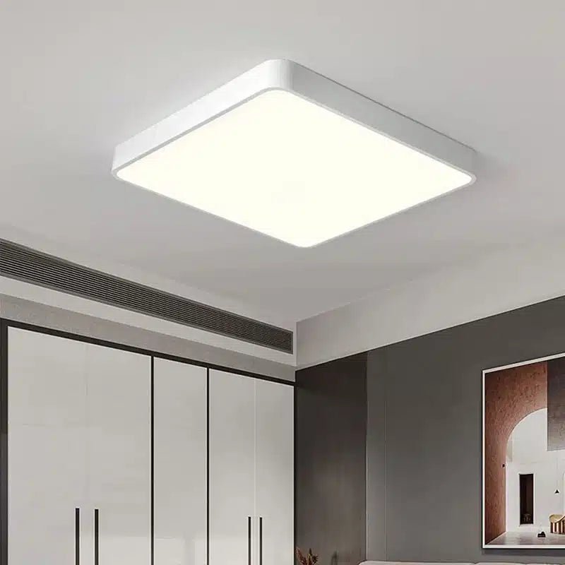 Plafonnier LED Design Moderne carré et rectangulaire en différentes tailles - Luminenza - Noir