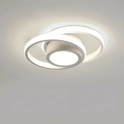 Plafonnier LED Moderne en forme d'orbe pour salon - Luminenza - Blanc