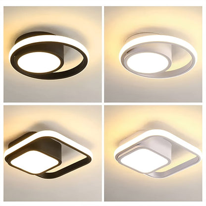 Plafonnier LED Moderne en forme d'orbe pour salon - Luminenza - Blanc