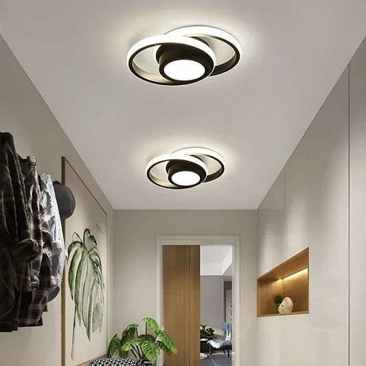 Plafonnier LED Moderne en forme d'orbe pour salon - Luminenza - Blanc