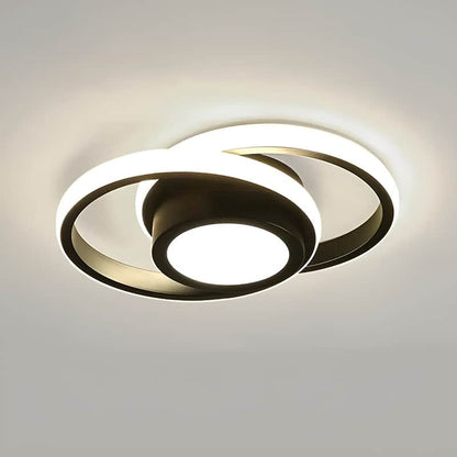 Plafonnier LED Moderne en forme d'orbe pour salon - Luminenza - Noir