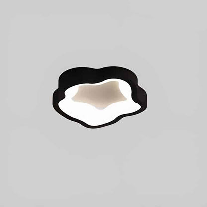 Plafonnier LED nordique en forme de nuage pour salon - Luminenza - Noir