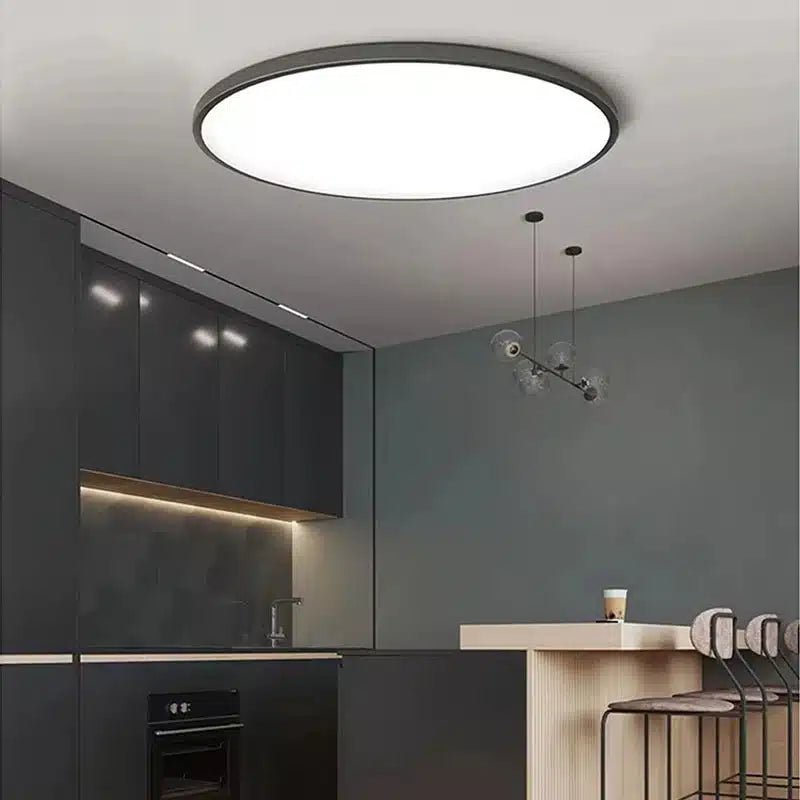 Plafonnier Rond LED Décoratif Moderne pour Salon - Luminenza - Blanc