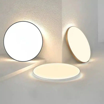 Plafonnier Rond LED Décoratif Moderne pour Salon - Luminenza - Blanc